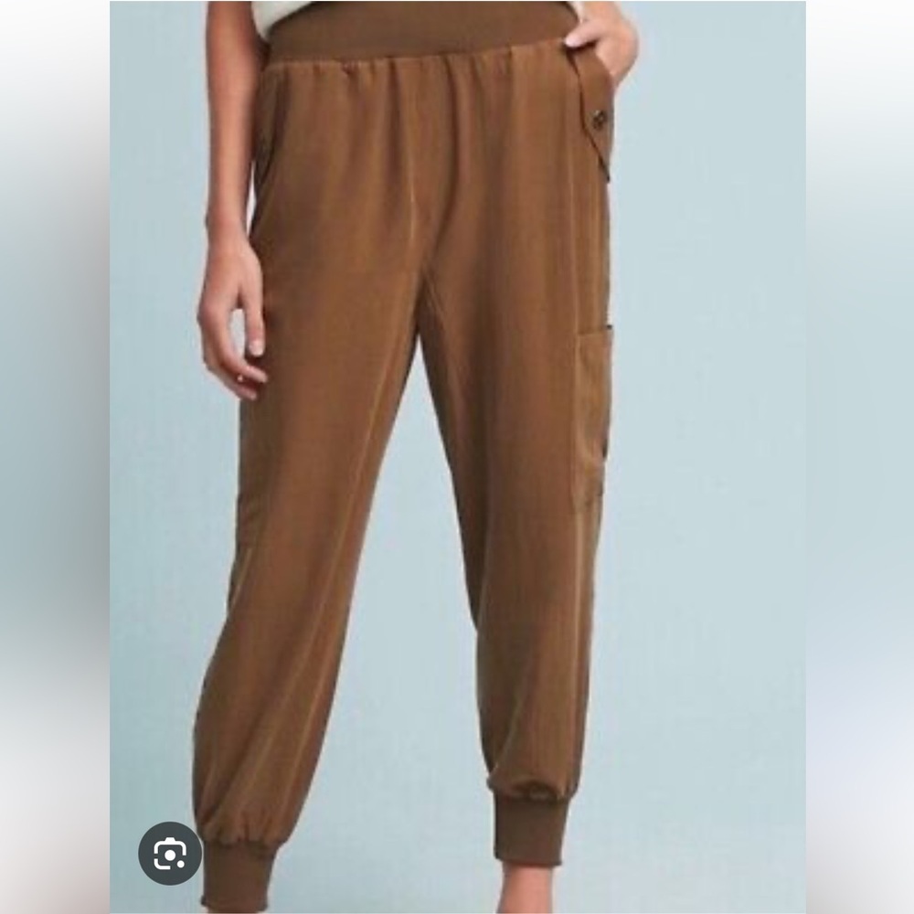 Maeve High Rise Lyocel Utility Cargo Joggers XS boho workwear layered‎ staple